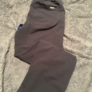 Figs Women's Charcoal Livingston High Waisted Scrub Pants